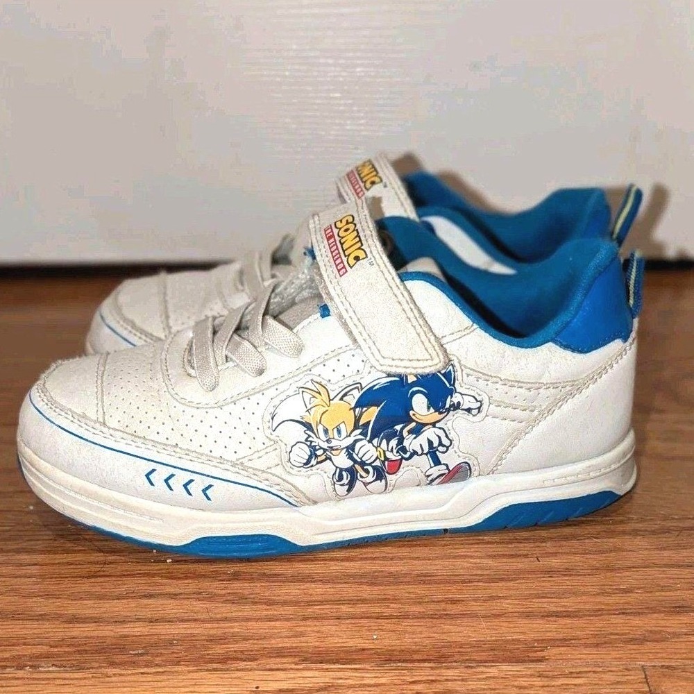 Y2K Sonic the Hedgehog Kids Sneakers Sega Tails Rare Vintage Size 1 HTF